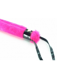 Нежная плеть с розовым мехом BDSM Light - 43 см. - БДСМ Арсенал - купить с доставкой в Новороссийске