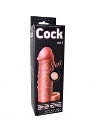 Фаллоудлинитель с кольцом COCK size L - 16,5 см. - LOVETOY (А-Полимер) - в Новороссийске купить с доставкой