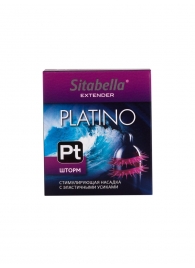 Стимулирующая насадка со спиралью из усиков Platino  Шторм - Sitabella - купить с доставкой в Новороссийске