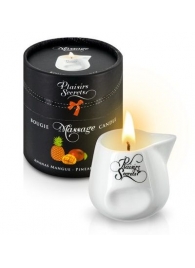 Массажная свеча с ароматом манго и ананаса Bougie de Massage Ananas Mangue - 80 мл. - Plaisir Secret - купить с доставкой в Новороссийске