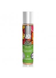 Смазка с ароматом тропических фруктов JO Flavored Tropical Passion - 30 мл. - System JO - купить с доставкой в Новороссийске