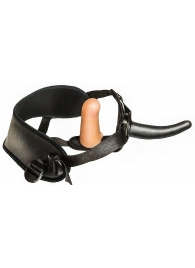 Женский страпон с вагинальной пробкой Woman Strap - 12 см. - LOVETOY (А-Полимер) - купить с доставкой в Новороссийске