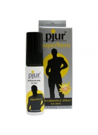 Пролонгирующий мужской спрей pjur SUPERHERO spray - 20 мл. - Pjur - купить с доставкой в Новороссийске
