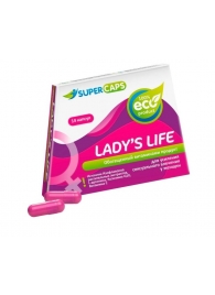 Возбуждающие капсулы Ladys Life - 14 капсул (0,35 гр.) - SuperCaps - купить с доставкой в Новороссийске