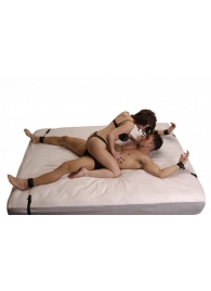 Бондаж для фиксации на кровати Frisky Bedroom Restraint Kit - XR Brands - купить с доставкой в Новороссийске