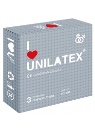 Презервативы с точками Unilatex Dotted - 3 шт. - Unilatex - купить с доставкой в Новороссийске
