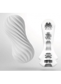 Мастурбатор FLEX Silky White с мягким рельефом - Tenga - в Новороссийске купить с доставкой