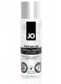 Охлаждающий лубрикант на силиконовой основе JO Personal Premium Lubricant Cooling - 60 мл. - System JO - купить с доставкой в Новороссийске