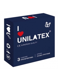 Ультрапрочные презервативы Unilatex Extra Strong - 3 шт. - Unilatex - купить с доставкой в Новороссийске