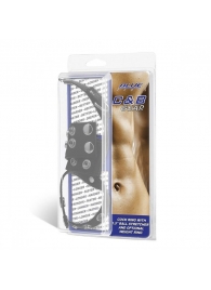 Утяжка на пенис и мошонку Cock Ring With 1.5  Ball Stretcher And Optional Weight Ring - BlueLine - купить с доставкой в Новороссийске