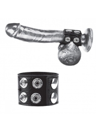 Ремень на член и мошонку 1.5  Cock Ring With Ball Strap - BlueLine - купить с доставкой в Новороссийске