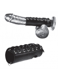Сбруя на член на шнуровке 5  Cock Sheath - BlueLine - купить с доставкой в Новороссийске