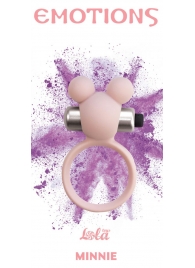 Розовое эрекционное виброколечко Emotions Minnie Light pink - Lola Games - в Новороссийске купить с доставкой