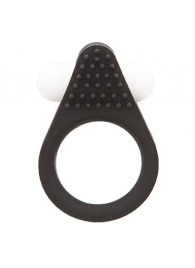 Чёрное эрекционное кольцо LIT-UP SILICONE STIMU RING 1 BLACK - Dream Toys - в Новороссийске купить с доставкой