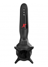 Чёрный вибростимулятор для головки члена с эффектом всасывания Vibrating Roto-Sucker - Pipedream - в Новороссийске купить с доставкой