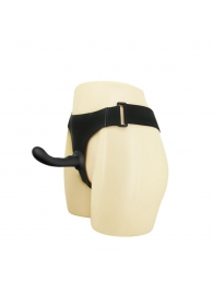 Страпон с изогнутой головкой Ultra Harness Curvy Dildo - 15,8 см. - Baile - купить с доставкой в Новороссийске