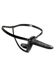 Женский страпон с вагинальной пробкой Double Penetrix Strap-on - 15 см. - Pipedream - купить с доставкой в Новороссийске