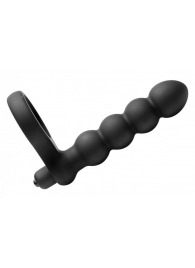 Насадка для двойного проникновения Double Fun Cock Ring with Double Penetration Vibe - XR Brands - в Новороссийске купить с доставкой