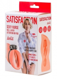 Мастурбатор с виброкольцом Satisfaction Magazine Nurse - Lola Games - в Новороссийске купить с доставкой