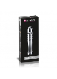 Ребристый фаллоимитатор для электростимуляции Funky Fella Rill Dildo - 13 см. - MyStim - купить с доставкой в Новороссийске