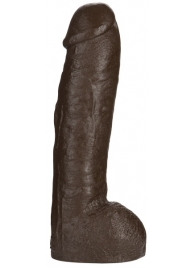 Большая насадка для трусиков Vac-U-Lock Realistic Hung - 31,7 см. - Doc Johnson - купить с доставкой в Новороссийске