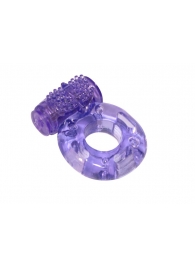 Фиолетовое эрекционное кольцо с вибрацией Rings Axle-pin - Lola Games - в Новороссийске купить с доставкой