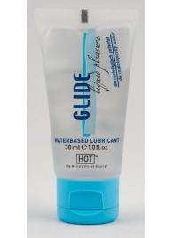 Интимная смазка на водной основе Glide - 30 мл. - HOT - купить с доставкой в Новороссийске