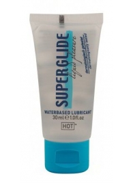 Гель-смазка на водной основе для чувствительной кожи Superglide - 30 мл. - HOT - купить с доставкой в Новороссийске