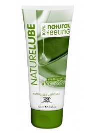 Лубрикант на водной основе NatureLube с алоэ вера - 100 мл. - HOT - купить с доставкой в Новороссийске
