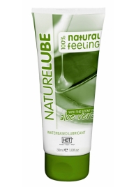 Смазка на водной основе с алоэ вера Nature Lube - 30 мл. - HOT - купить с доставкой в Новороссийске