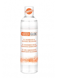 Гель-смазка 2-в-1 MASSAGE   LUBRICANT GUARANA - 300 мл. - Waterglide - купить с доставкой в Новороссийске