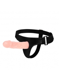 Телесный фаллоимитатор на трусиках Jessica Strap-On - 15,5 см. - Baile - купить с доставкой в Новороссийске