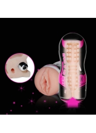 Мастурбатор-вагина Sex In A Can Vibra Vagina Tunnel - Lovetoy - в Новороссийске купить с доставкой