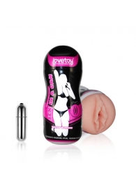 Мастурбатор-вагина Sex In A Can Vibra Vagina Tunnel - Lovetoy - в Новороссийске купить с доставкой
