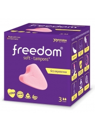 Женские гигиенические тампоны без веревочки FREEDOM mini - 3 шт. - Freedom - купить с доставкой в Новороссийске