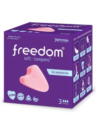 Женские гигиенические тампоны без веревочки FREEDOM normal - 3 шт. - Freedom - купить с доставкой в Новороссийске