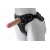 Черный пояс-трусики с двумя насадками Soft-Dolli - 16,5 и 10,5 см. - LOVETOY (А-Полимер) - купить с доставкой в Новороссийске