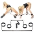 Комплект наручников и наножников с распорками Spread  em Bar and Cuff Set - Pipedream - купить с доставкой в Новороссийске