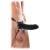 Чёрный полый страпон 7  Silicone Hollow Strap-On - 18 см. - Pipedream - купить с доставкой в Новороссийске
