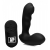 Черный стимулятор простаты Alpha-Pro 7X P-Milker Silicone Prostate Stimulator with Milking Bead - XR Brands - в Новороссийске купить с доставкой