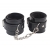 Черные оковы на ноги Obey Me Leather Ankle Cuffs - Chisa - купить с доставкой в Новороссийске