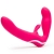 Ярко-розовый безремневой страпон Rechargeable Vibrating Strapless Strap-On - Happy Rabbit - купить с доставкой в Новороссийске