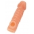 Телесная закрытая насадка с шершавой головкой Cock Sleeve Size L - 17,6 см. - KOKOS - в Новороссийске купить с доставкой