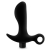 Черный анальный вибратор Silicone Vibrating Prostate Massager 01 - 10,8 см. - Blush Novelties - в Новороссийске купить с доставкой