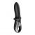 Черный анальный вибратор Hot Passion с функцией нагрева - Satisfyer - в Новороссийске купить с доставкой