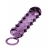 Закрытая фиолетовая насадка с пупырышками SAMURAI PENIS SLEEVE PURPLE - 14,5 см. - NMC - в Новороссийске купить с доставкой