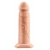 Телесный реалистичный фаллоимитатор с полостью Silicone Hollow Extension - 20 см. - Pipedream - купить с доставкой в Новороссийске