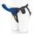Синяя насадка Remote Control P-Spot G-Spot с черными трусиками - 20 см. - Pegasus - купить с доставкой в Новороссийске