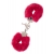 Металлические наручники с красной меховой опушкой METAL HANDCUFF WITH PLUSH RED - Dream Toys - купить с доставкой в Новороссийске