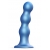 Голубая насадка Strap-On-Me Dildo Plug Balls size S - Strap-on-me - купить с доставкой в Новороссийске